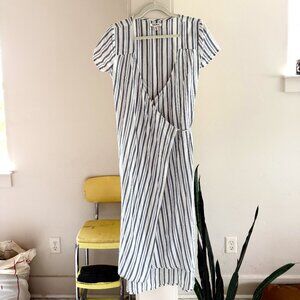 Billabong Womens Wrap Striped Dress Sz M